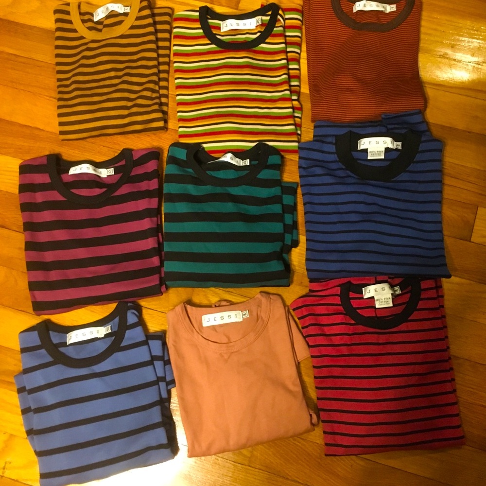 Bordado brand BNWT tags children’s 3/4 and long sleeve T-shirts.  Sizes 6-14